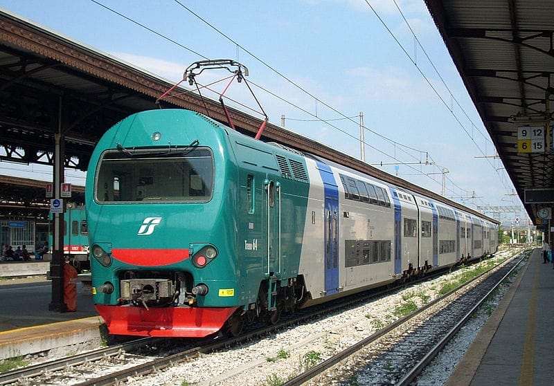 Tren regional en Italia