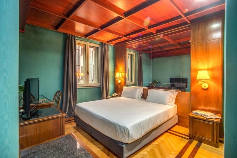 Chambre à l'hôtel Madison à Rome