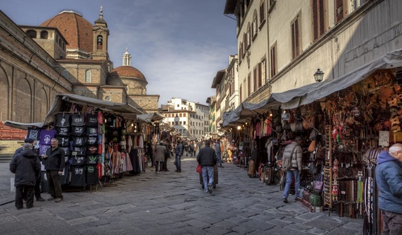 Marché de San Lorenzo à Florence