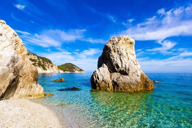 Spiaggia di Sansone sur l'île d'Elbe