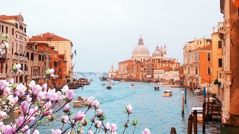 Giornata di primavera a Venezia