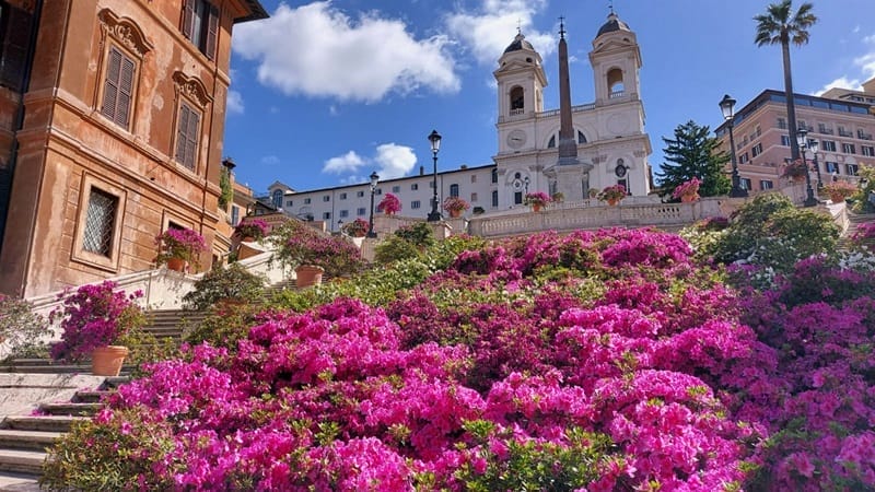 Journée de printemps à Rome