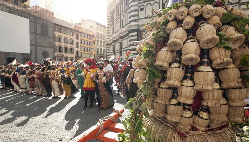 Feira do Vinho Toscano em Florença