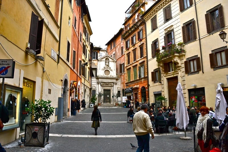 Via dei Giubbonari en Roma