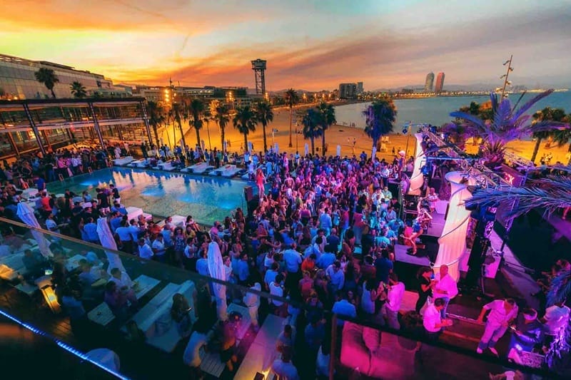 Barcelona's waterfront nightclub and bar