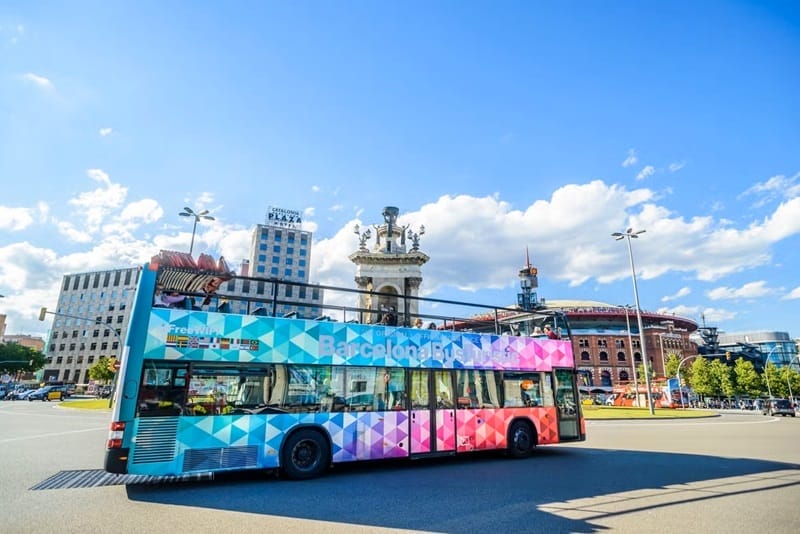 Hop-On-Hop-Off-Bus in Barcelona