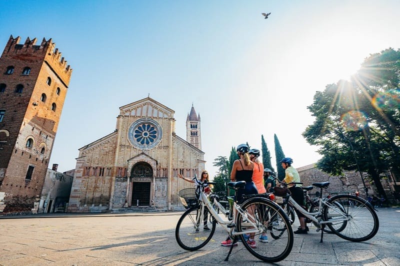 Andar de bicicleta em Verona