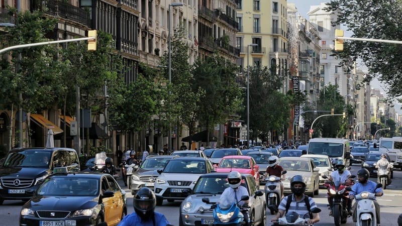 Cars in Barcelona