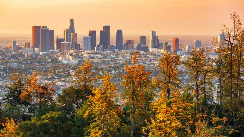 Journée d'automne à Los Angeles