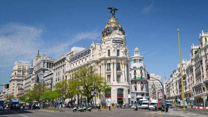 Gran Vía a Madrid