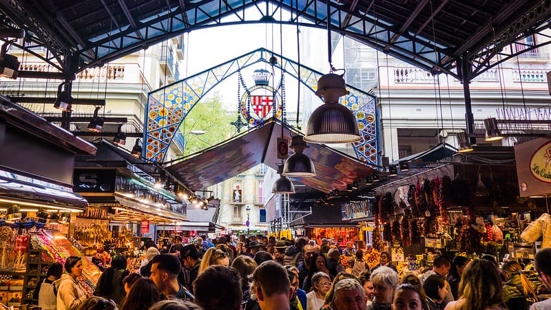 Mercato della Boquería a Barcellona