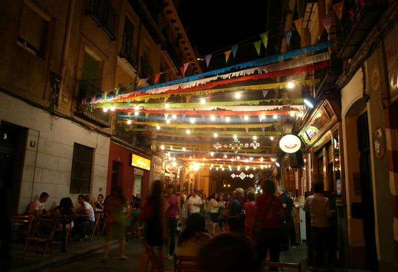 Barrio de La Latina en Madrid