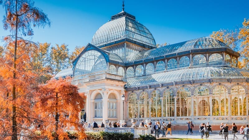 Palacio de Cristal en Madrid