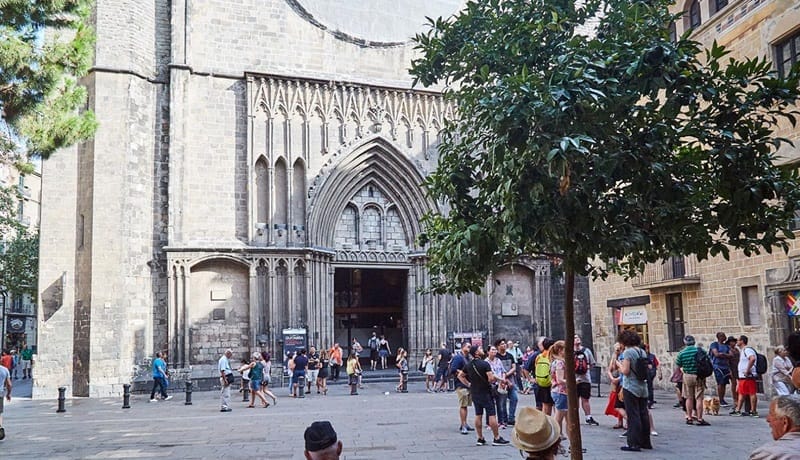 Plaça del Pi em Barcelona