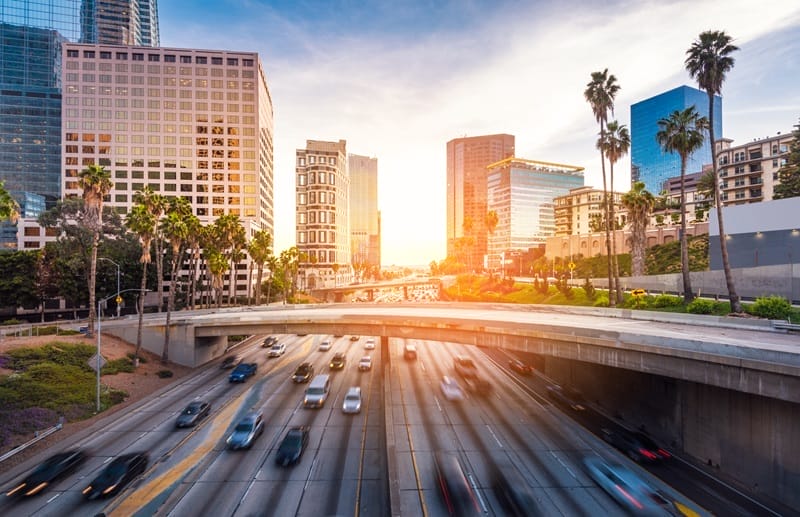 Strada a Los Angeles