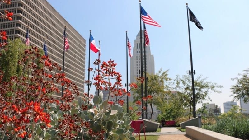 Dia de primavera em Los Angeles