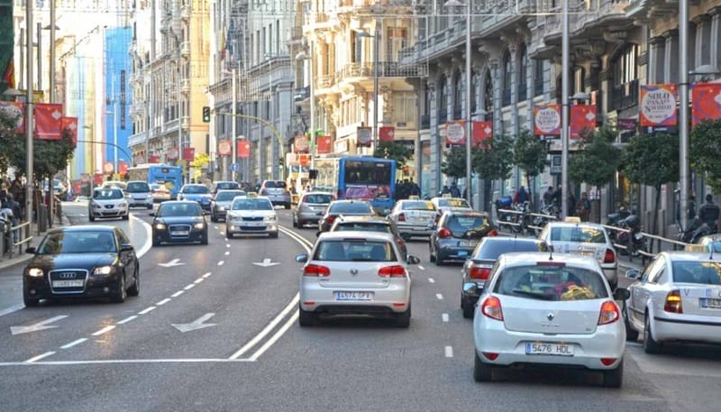 Trafic à Madrid