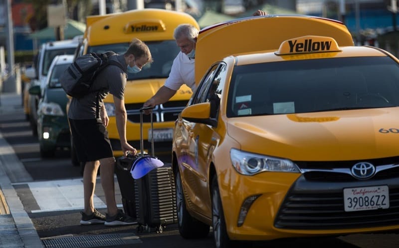 Taxis in Los Angeles