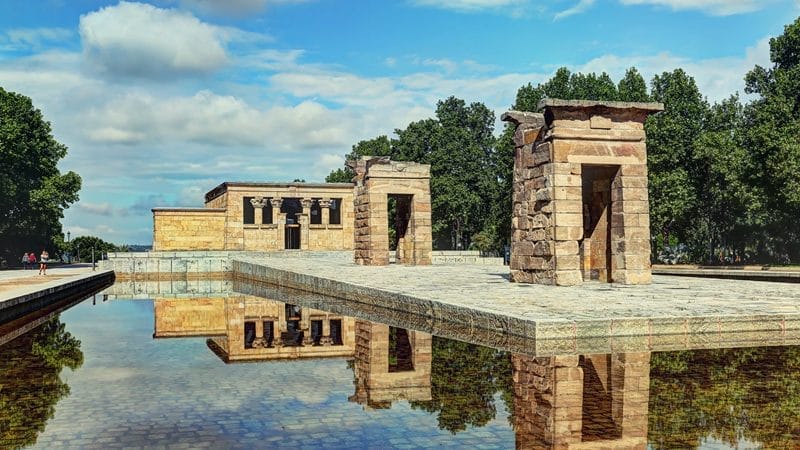 Temple of Debod in Madrid