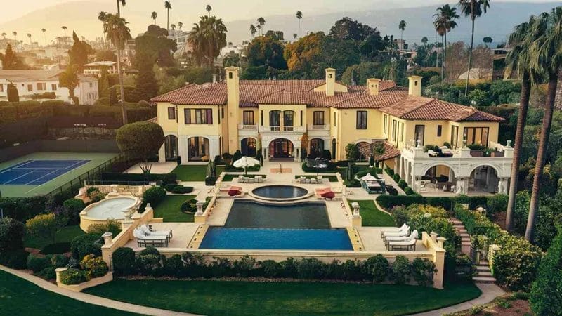 The Beverly Hills home of actor Tom Cruise