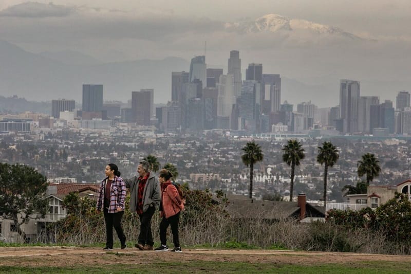 Journée d'hiver à Los Angeles