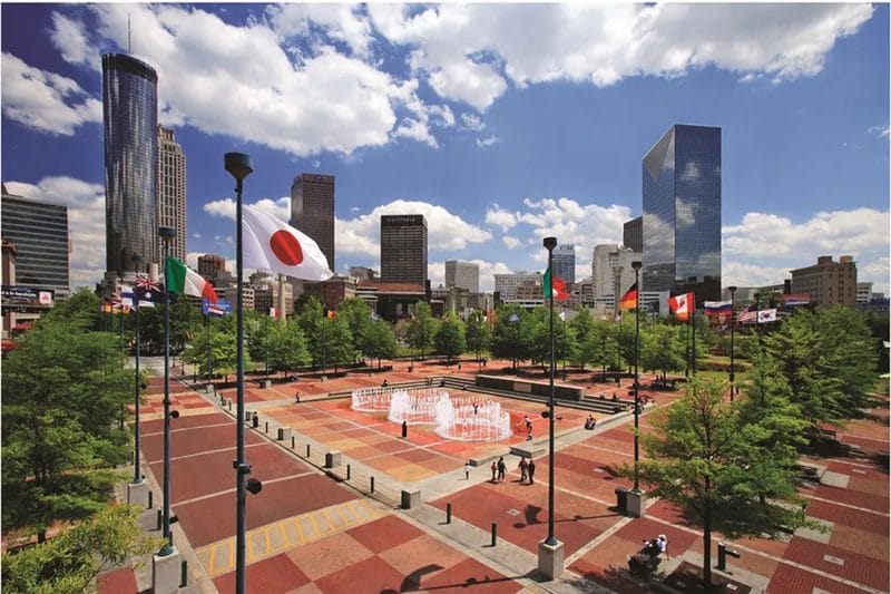 Parque Olímpico do Centenário em Atlanta