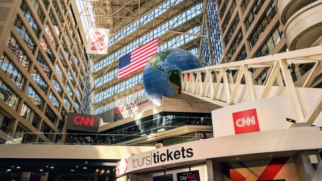 Visite des studios de CNN à Atlanta