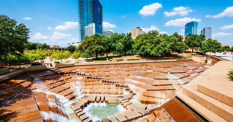 Jardins d'eau de Fort Worth