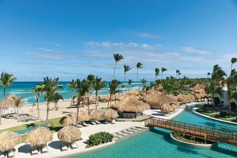 Vista de um hotel em Punta Cana