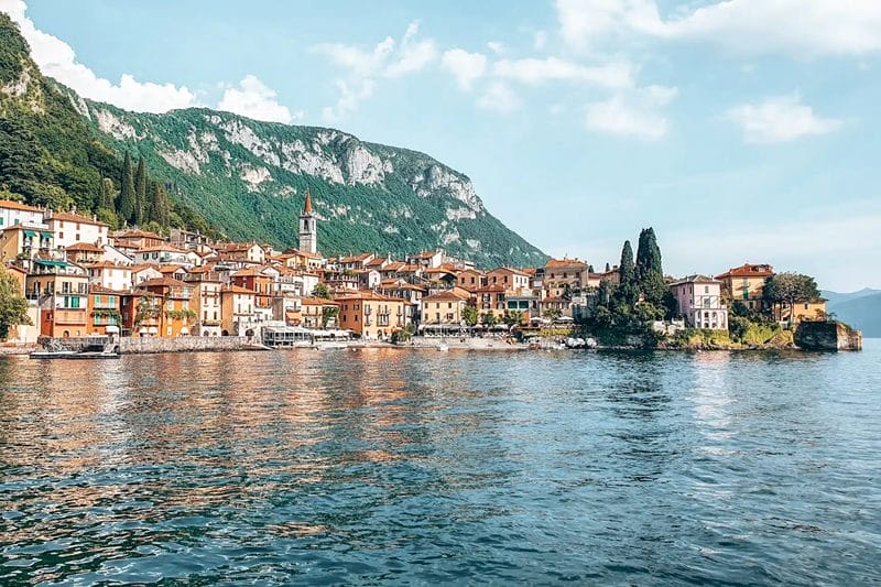 Lac de Côme en Italie