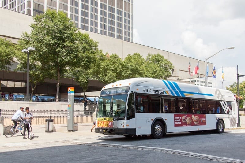 Marta's bus in Atlanta