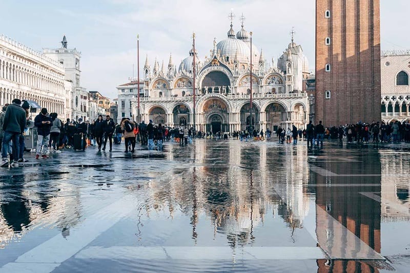 Dia de inverno em Veneza