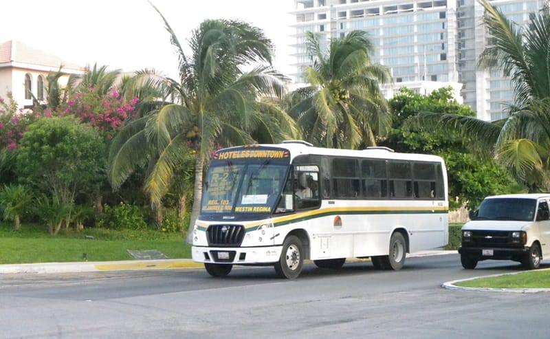 Bus à Cancun