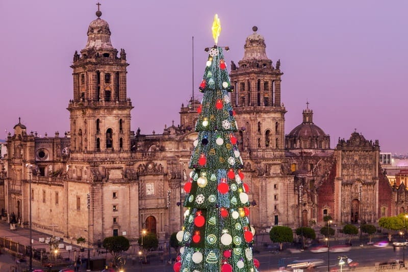 Arbre de Noël à Mexico