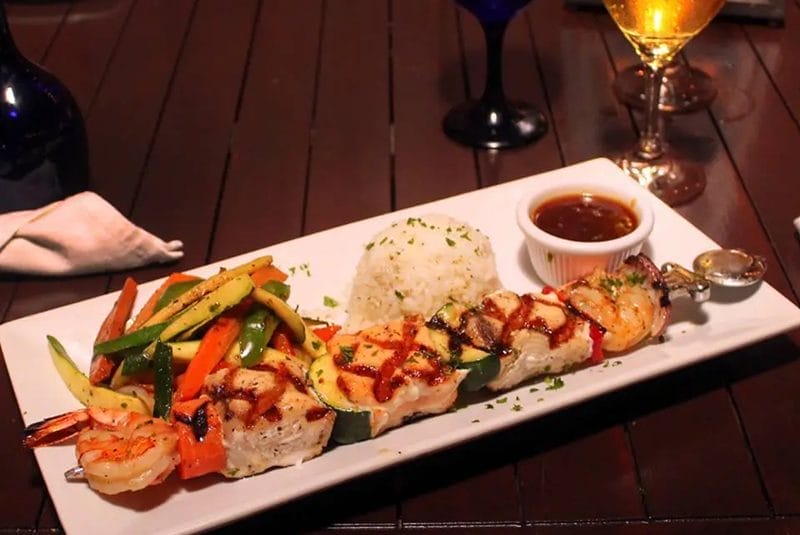 Food at Pinchos Grill & Bar in Aruba