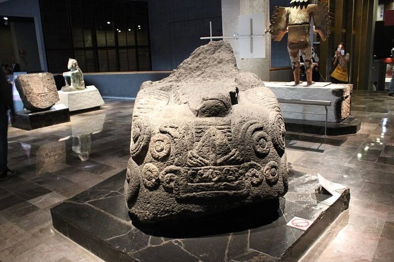 Inside the Templo Mayor Museum