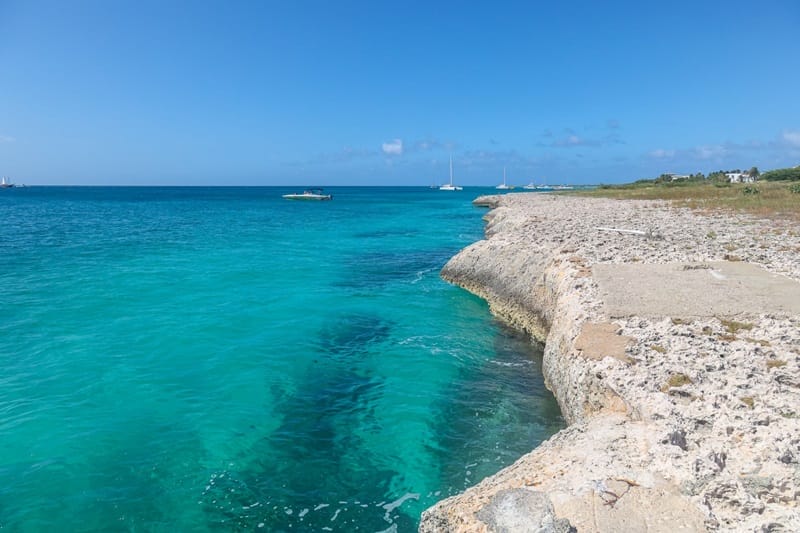 Praia de Malmok em Aruba