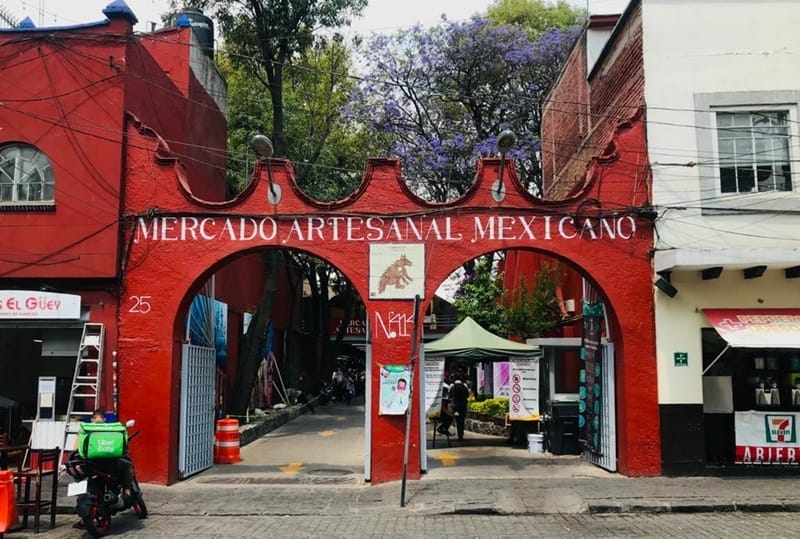 Markt für Kunsthandwerk in Coyoacán