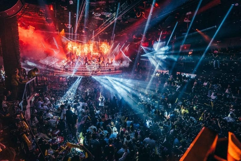 Festa de fim de ano na discoteca Coco Bongo