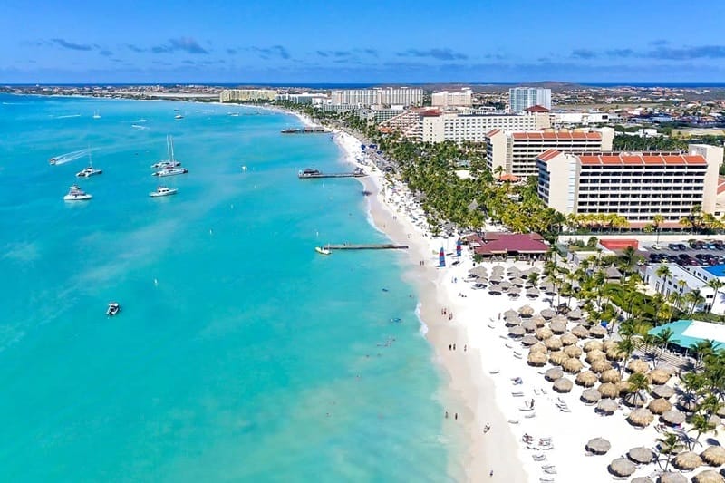 Palm Beach à Aruba