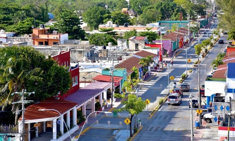 Zona de Puerto Juarez em Cancún