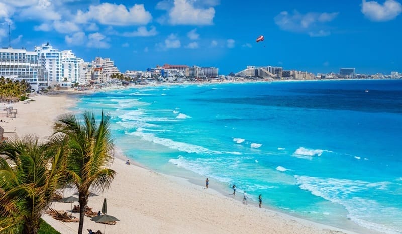 Summer day in Cancun